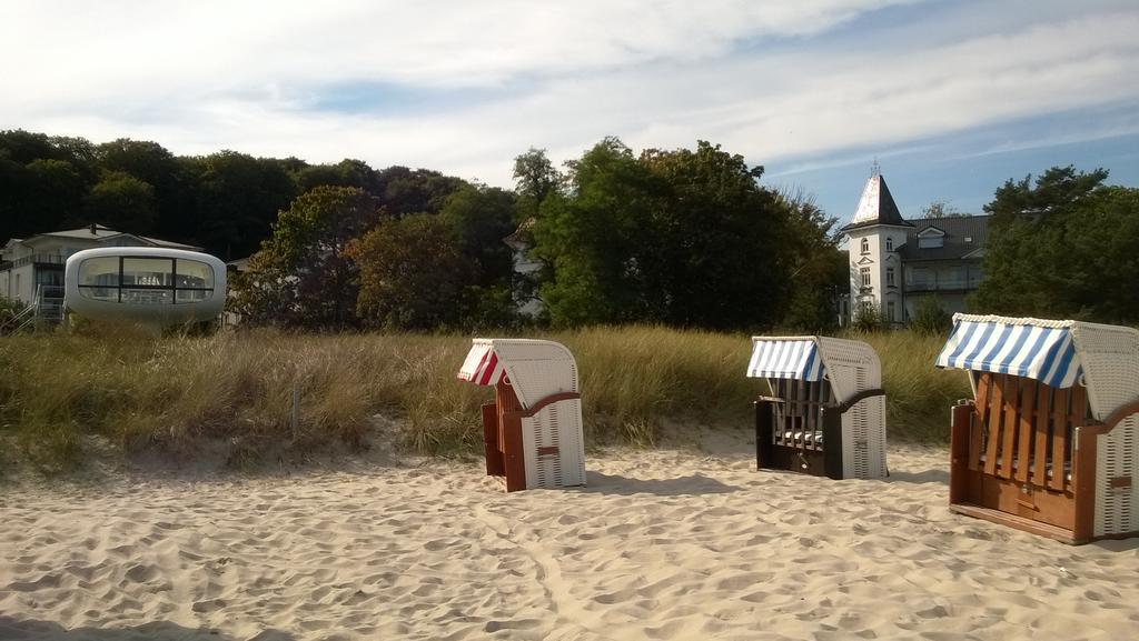 Ruhige Fewo Mit Strandkorb, Villa Stranddistel, Binz Exterior foto